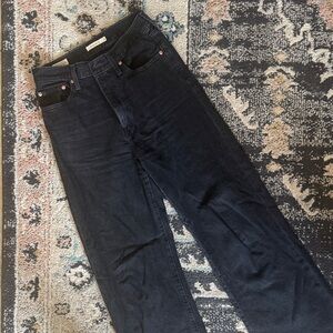 Levi’s ribcage wide leg jeans